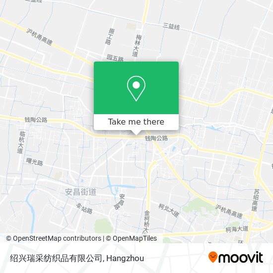 绍兴瑞采纺织品有限公司 map