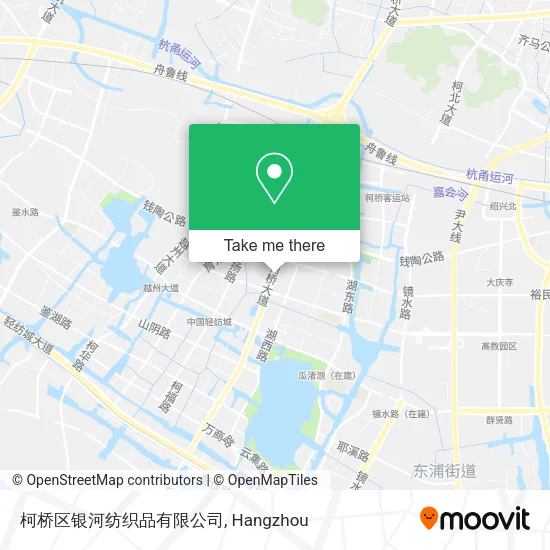柯桥区银河纺织品有限公司 map