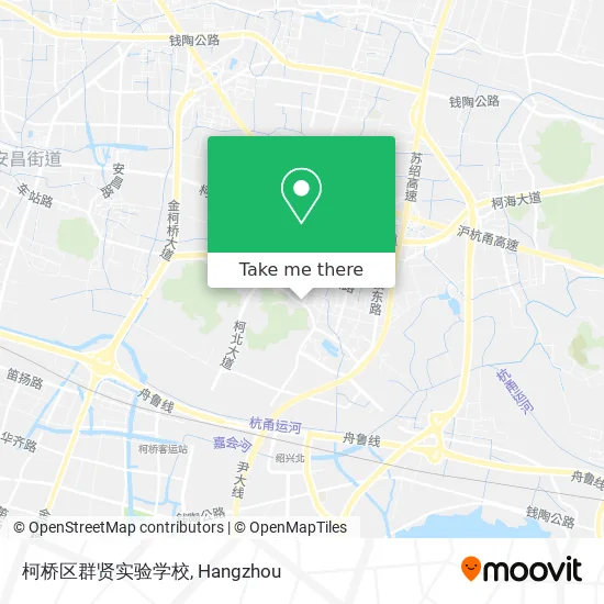 柯桥区群贤实验学校 map