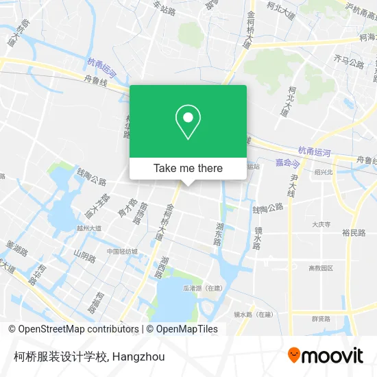 柯桥服装设计学校 map