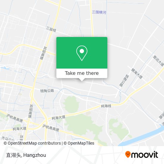 直湖头 map
