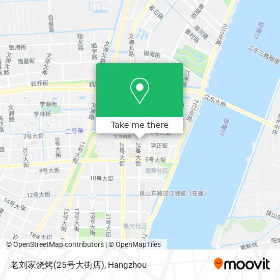 老刘家烧烤(25号大街店) map