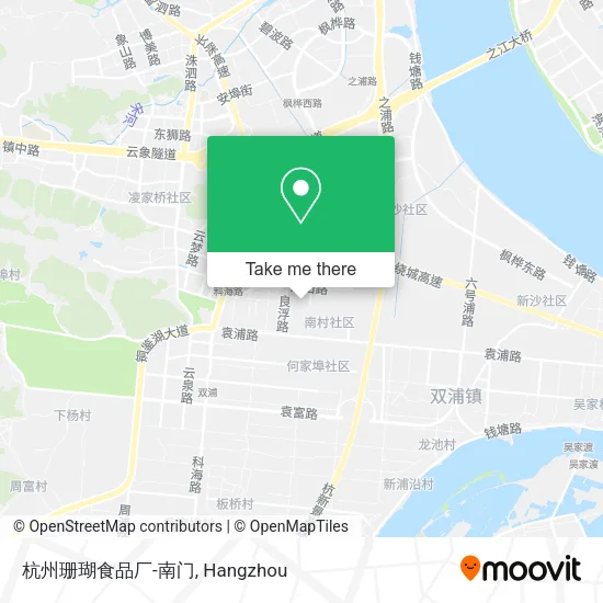 杭州珊瑚食品厂-南门 map