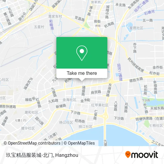 玖宝精品服装城-北门 map
