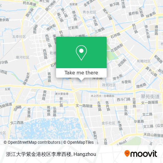 浙江大学紫金港校区李摩西楼 map