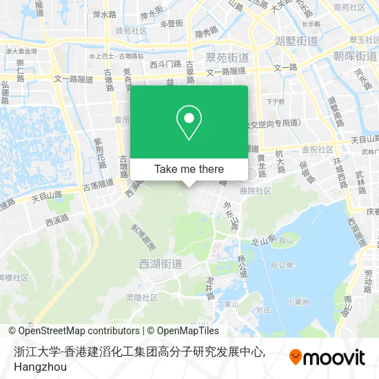 浙江大学-香港建滔化工集团高分子研究发展中心 map