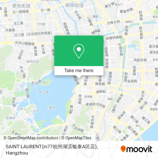 SAINT LAURENT(in77杭州湖滨银泰A区店) map