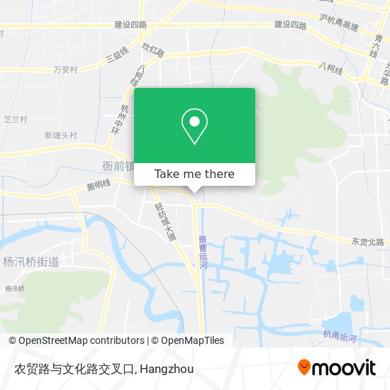 农贸路与文化路交叉口 map