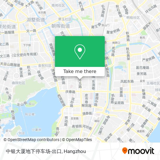 中银大厦地下停车场-出口 map