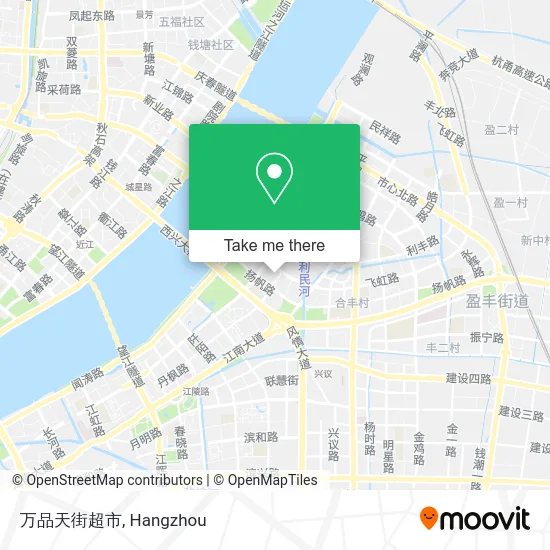 万品天街超市 map