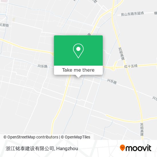 浙江铭泰建设有限公司 map