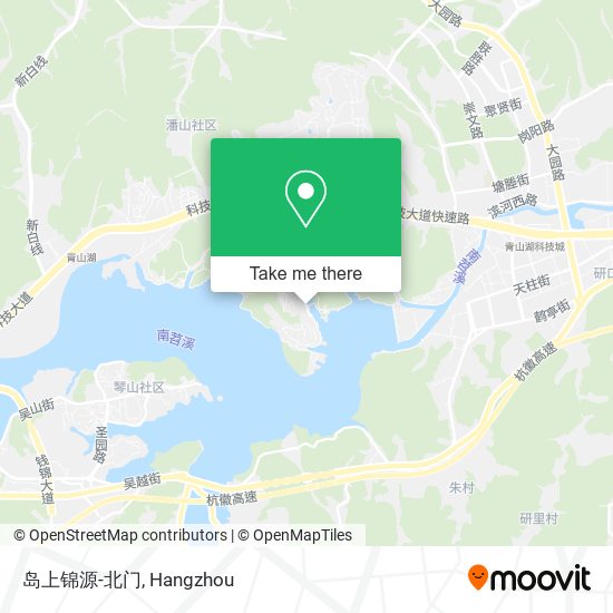 岛上锦源-北门 map