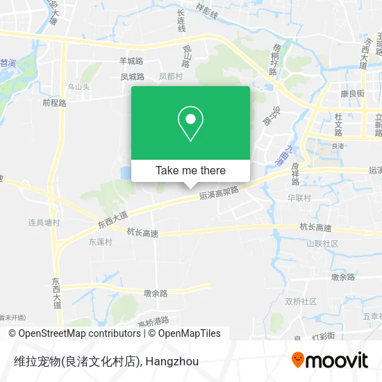 维拉宠物(良渚文化村店) map