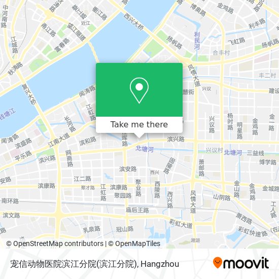 宠信动物医院滨江分院 map