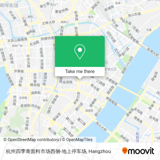 杭州四季青面料市场西侧-地上停车场 map