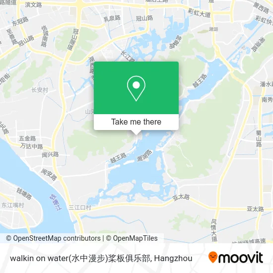 walkin on water(水中漫步)桨板俱乐部 map