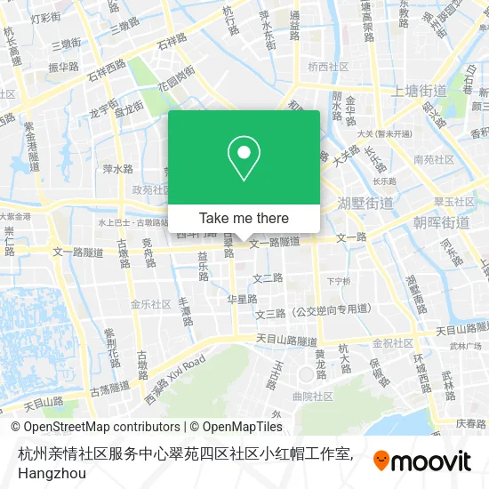 杭州亲情社区服务中心翠苑四区社区小红帽工作室 map