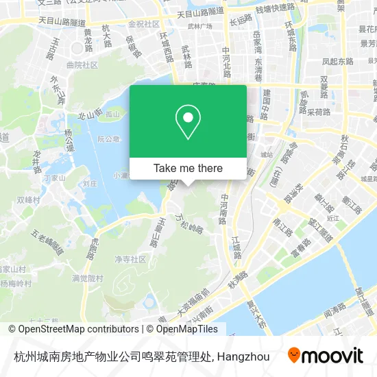杭州城南房地产物业公司鸣翠苑管理处 map