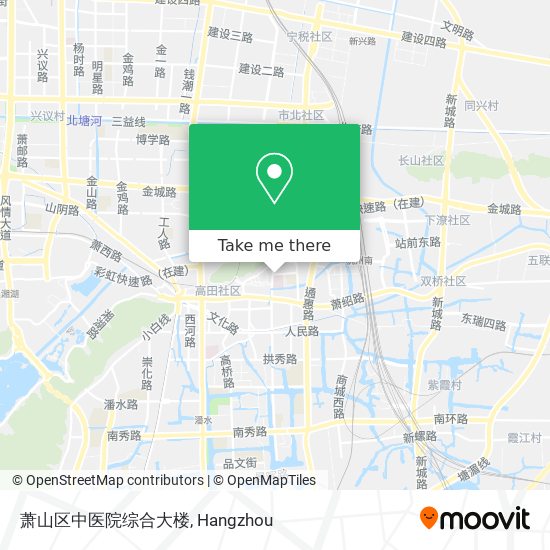 萧山区中医院综合大楼 map