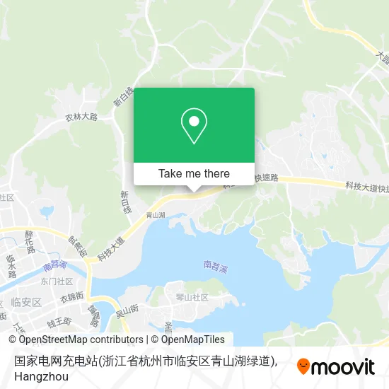 国家电网充电站(浙江省杭州市临安区青山湖绿道) map