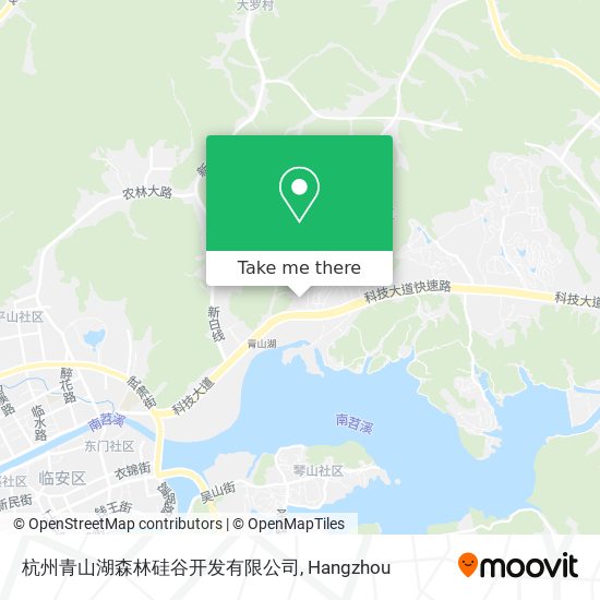 杭州青山湖森林硅谷开发有限公司 map