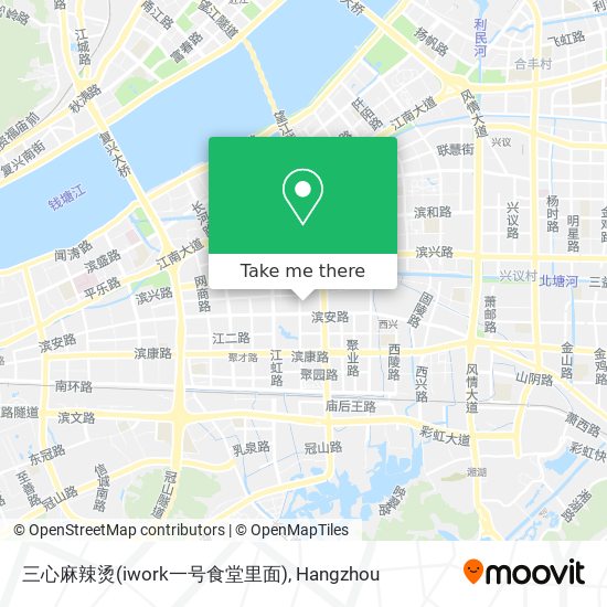 三心麻辣烫(iwork一号食堂里面) map