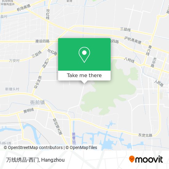 万线绣品-西门 map