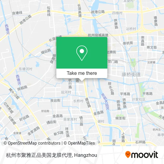 杭州市聚雅正品美国龙膜代理 map