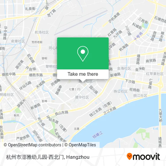 杭州市澎雅幼儿园-西北门 map