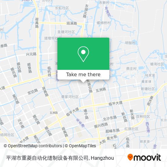 平湖市重菱自动化缝制设备有限公司 map