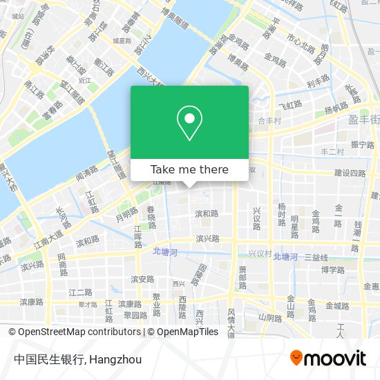 中国民生银行 map
