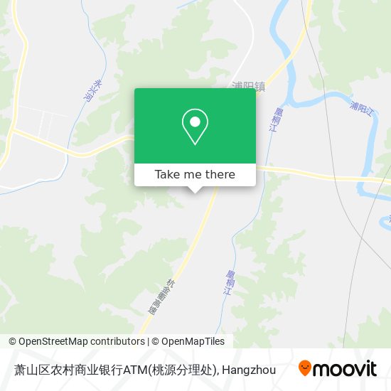 萧山区农村商业银行ATM(桃源分理处) map