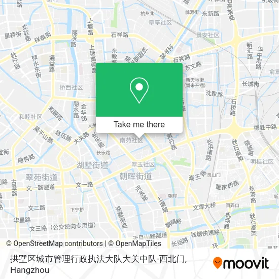 拱墅区城市管理行政执法大队大关中队-西北门 map