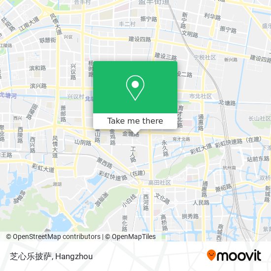 芝心乐披萨 map