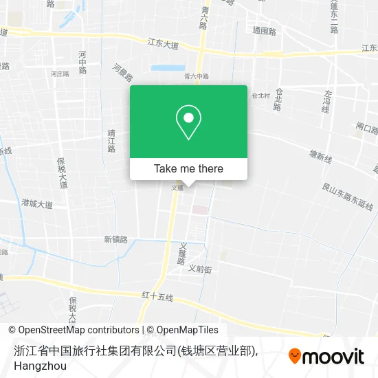 浙江省中国旅行社集团有限公司(钱塘区营业部) map