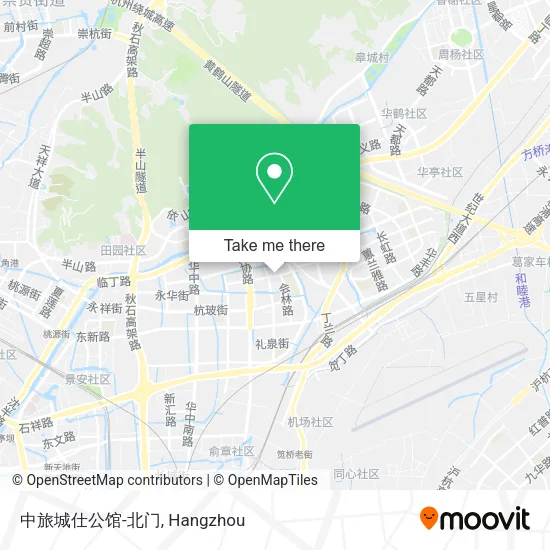 中旅城仕公馆-北门 map
