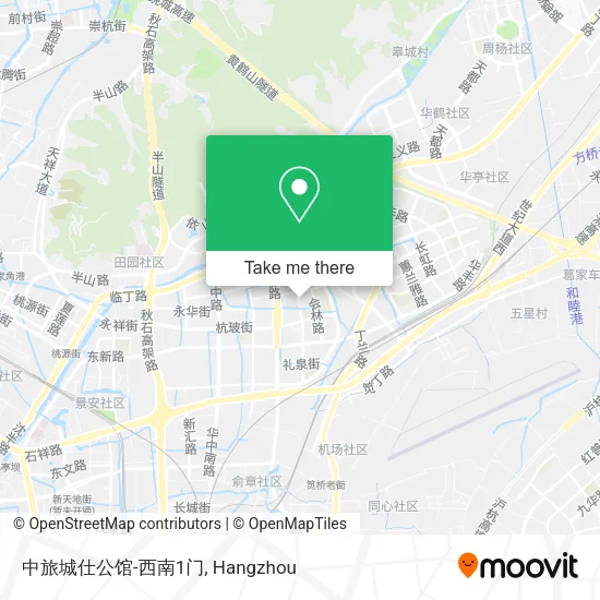 中旅城仕公馆-西南1门 map