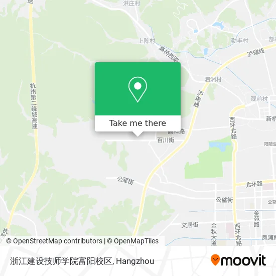浙江建设技师学院富阳校区 map