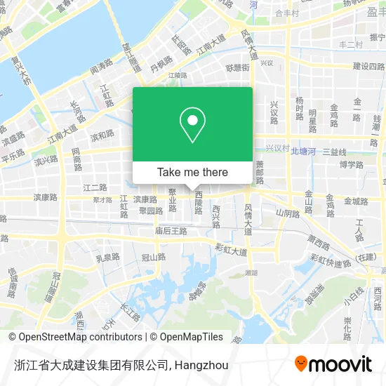 浙江省大成建设集团有限公司 map