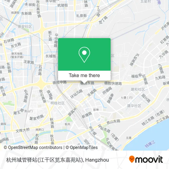 杭州城管驿站(江干区笕东嘉苑站) map