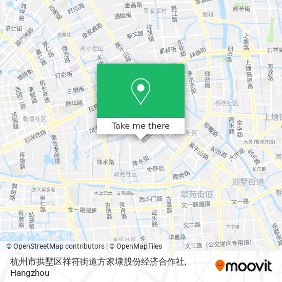 杭州市拱墅区祥符街道方家埭股份经济合作社 map