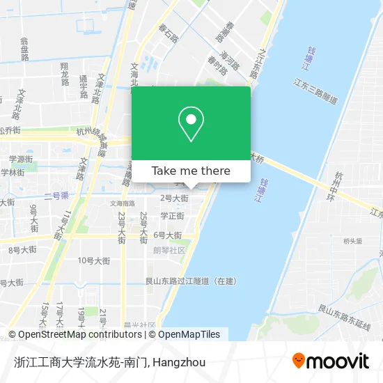 浙江工商大学流水苑-南门 map