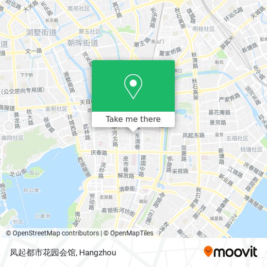 凤起都市花园会馆 map