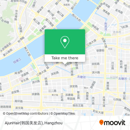AjunHair(韩国美发店) map