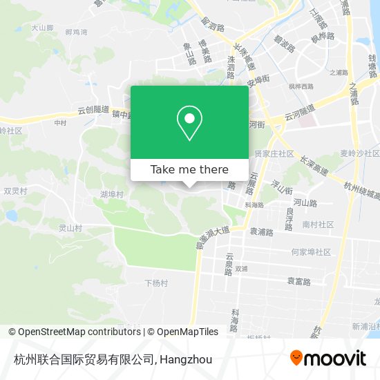 杭州联合国际贸易有限公司 map