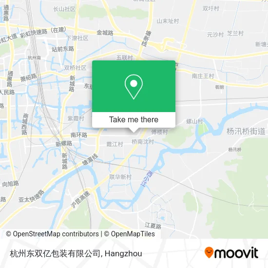 杭州东双亿包装有限公司 map