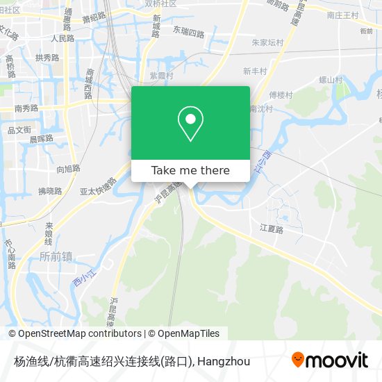 杨渔线/杭衢高速绍兴连接线(路口) map