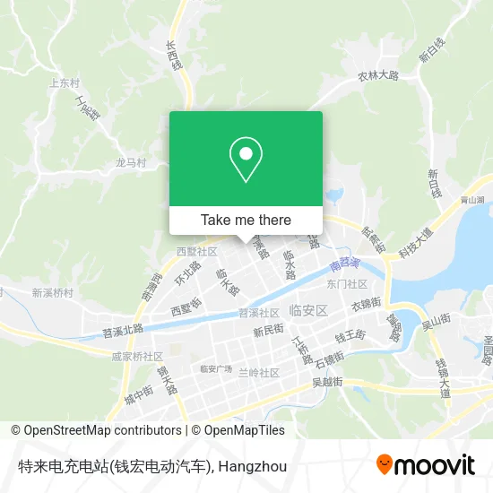 特来电充电站(钱宏电动汽车) map