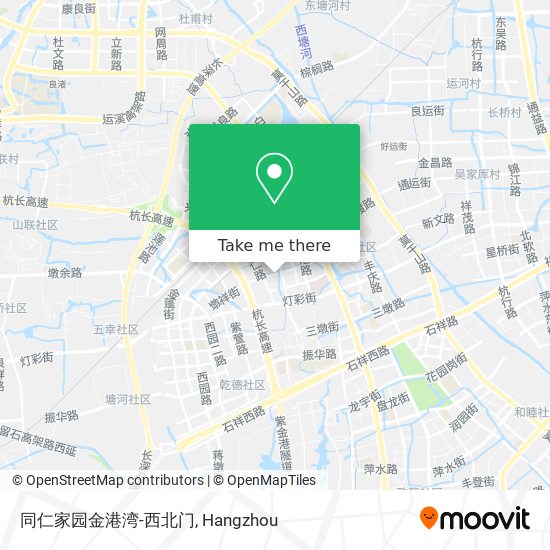 同仁家园金港湾-西北门 map