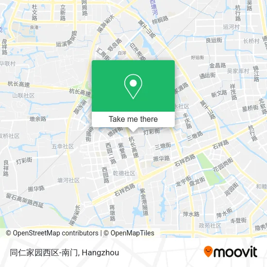 同仁家园西区-南门 map